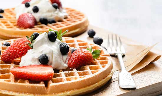 Strawbery Waffles