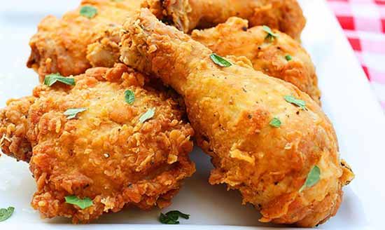 Fried Chicken with dark and white meat